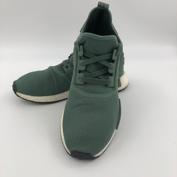 ADIDAS Men's Originals NMD R1 Olive Green Sneakers US 10.5M EUC - Picture 1 of 10